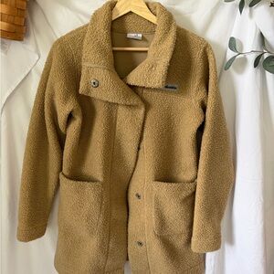 Columbia Beige Teddy Fleece Jacket